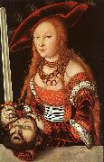 Lucas  Cranach Judith with the Head of Holofernes china oil painting artist
